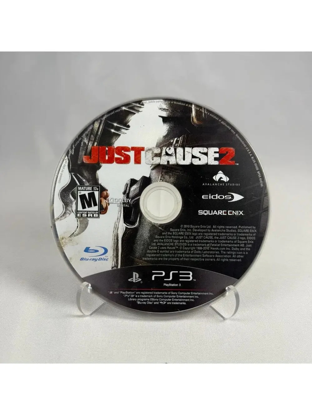 PS3 Just Cause 2 (Sony PlayStation 3, 2010) Disc Only TESTED & WORKING